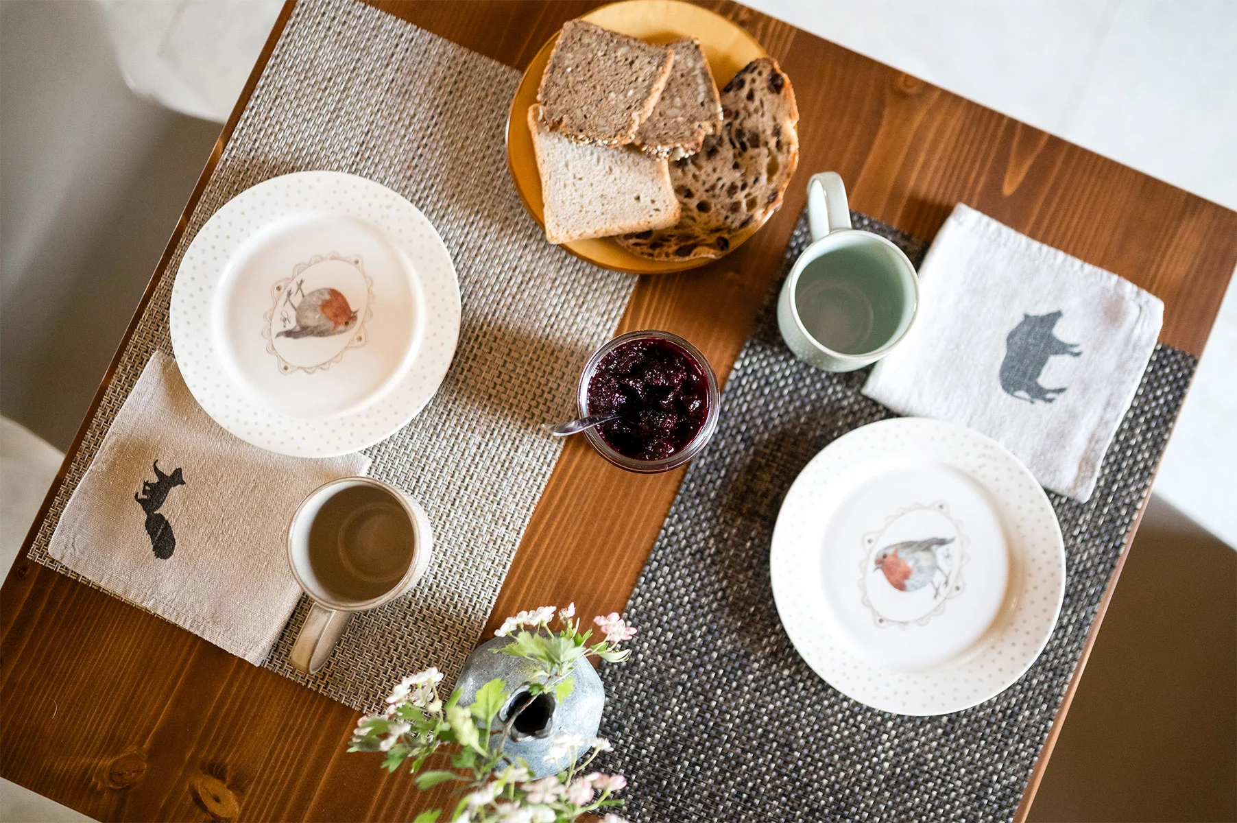 la colazione al Glamping Bertinoro