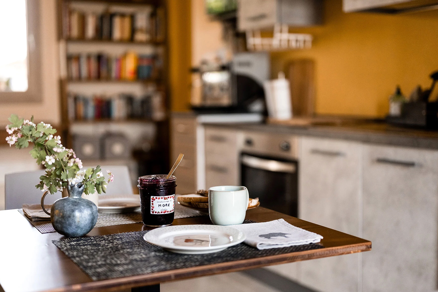 la colazione al Glamping Bertinoro